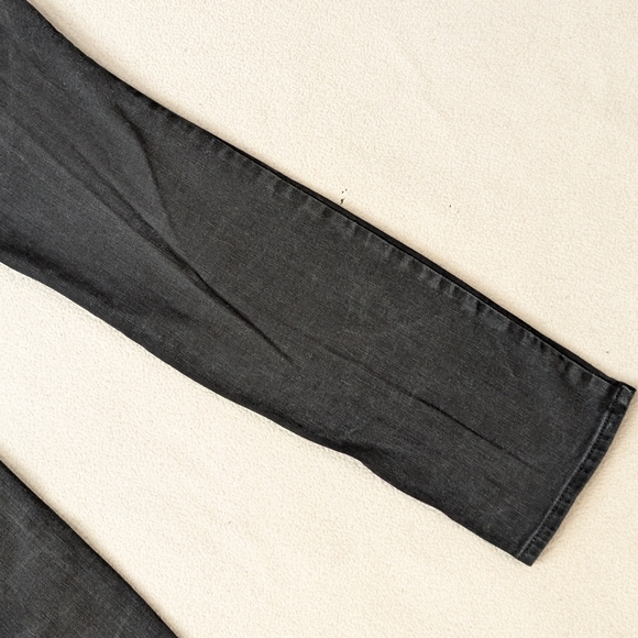 NYDJ Not Your Daughters Jeans Ami Skinny Size 8 Faded Black Stretch Denim USA - Picture 12 of 16